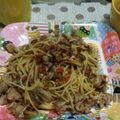 まみたんす's cooksnap of when they made ＊豚肉とまいたけの和風パスタ＊.
