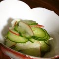 野菜のはたけ's cooksnap of when they made 塩りんごで♡きゅうりもみ.