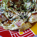 Bottna's cooksnap of when they made おさかなソーセージのふんわりお好み焼き.