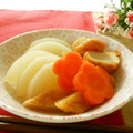 ちょこ０１７'s cooksnap of when they made 大根とごぼう天の煮物.