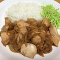 風★鈴's cooksnap of when they made 鶏むね肉の生姜焼き.