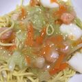 ∞ともちゃん∞'s cooksnap of when they made 海鮮あんかけ塩焼きそば.