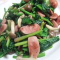 さざえ2007's cooksnap of when they made ｳﾁの万能選手(´Д`)ほうれん草炒め.