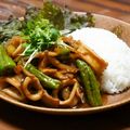 Coo1215's cooksnap of when they made 手っ取り早く・赤い【烏賊丼】あらら簡単♪.