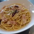 すくらんぷしゃす's cooksnap of when they made ベーコンペペロンチーノ.