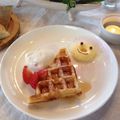 ププレポワニェ's cooksnap of when they made さくさく☆簡単！アメリカンワッフル.