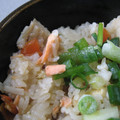 Ｋazu's cooksnap of when they made しょうががポイント！鮭の炊き込みご飯.