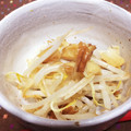 りんごのポタージュ's cooksnap of when they made 節約☆もやしとちくわの中華風和え.