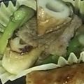 るーあ★'s cooksnap of when they made お弁当♡簡単アスパラちくわのバタポン炒め.