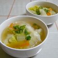 nasubeam's cooksnap of when they made ギョウザスープ.
