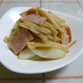 nasubeam's cooksnap of when they made 長ネギ・えのき・ベーコンのバター醤油炒め.