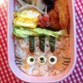 たにたーに's cooksnap of when they made 詰めるだけ＊キャラ弁＊ネコちゃん.