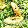 yunao822's cooksnap of when they made 簡単１品♪水菜とチクワのピリ辛炒め.