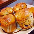chiecocoa's cooksnap of when they made ブルーベリーとクリチのマフィン.