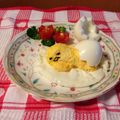 スーちゃんラブ's cooksnap of when they made ☆ぐでたま☆ キャラ弁 リアル.