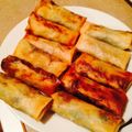 YuMy84's cooksnap of when they made 中身がトロッと、また食べたくなる春巻き.