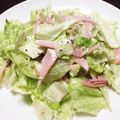 ayaakari's cooksnap of when they made 簡単♪超特急！！レタスとハムのサラダ.
