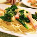 すみッコぐらし's cooksnap of when they made 春♡菜の花のペペロンチーノ♡.