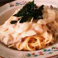 臣りぃ's cooksnap of when they made 牛乳で簡単♪明太きのこクリームパスタ.
