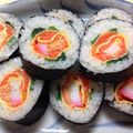 こおならはいか's cooksnap of when they made 簡単！バラの巻き寿司☆お弁当にも～.