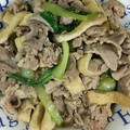 ひととせ305's cooksnap of when they made 豚肉と青梗菜の和がらし炒め.