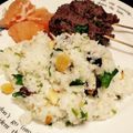 えるぷょるぴBABY's cooksnap of when they made パクチーとナッツ、レーズンのライスサラダ.