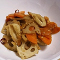 ひろにゃーん's cooksnap of when they made れんこん、人参、ちくわのきんぴら風.