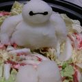 shansai's cooksnap of when they made ベイマックス☆大根おろしアート.