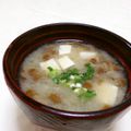 赤い電話's cooksnap of when they made 大根おろし入り♤なめこ汁♤.