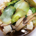 knys's cooksnap of when they made イカとちんげん菜のオイスター炒め☆.