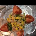 ゆず蜜＊'s cooksnap of when they made トマトで鮮やかに☆ツナと豆苗のサラダ.