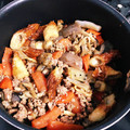 nursemam's cooksnap of when they made お手軽！豚挽肉と余り食材の煮物.