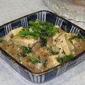 mokosaku's cooksnap of when they made 菜の花と豆腐の肉味噌がけ.