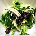 ゆかてぃ〜's cooksnap of when they made 海苔が香る、水菜とエノキのもみ海苔和え.