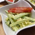 kiwi808's cooksnap of when they made キュウリと卵のサラダ.