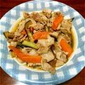 memepiko's cooksnap of when they made 豚バラなすの生姜焼き（人参入り）.