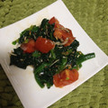 emi0015's cooksnap of when they made ほうれん草とトマトの中華風サラダ　どすぇ.