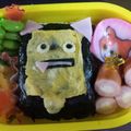 kumi06's cooksnap of when they made 妖怪ウォッチ 妖怪Pad キャラ弁.