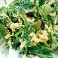 くうくん's cooksnap of when they made お弁当にも！法蓮草と卵とツナの彩り炒め☆.