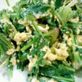 くうくん's cooksnap of when they made お弁当にも！法蓮草と卵とツナの彩り炒め☆.