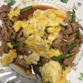 にむばすしゅたーぜん's cooksnap of when they made 豚コマのインゲン卵炒め.