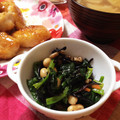 ☆accoco☆'s cooksnap of when they made ❁鉄分摂ろうよ～ほうれん草ひじき煮和え❁.