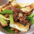 ♡NZ♡'s cooksnap of when they made 小松菜と納豆の梅肉和え.