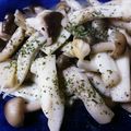 agak's cooksnap of when they made エリンギとしめじのガ−リックバターソテ-.