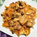 ぽこ☆ちゃん's cooksnap of when they made 【簡単！】鶏肉としめじのオーロラ炒め.