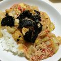 Haika☆'s cooksnap of when they made 簡単！白菜とカニカマのあんかけ丼.