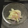 ☆Rokko☆'s cooksnap of when they made セロリとハムと玉葱のシンプルマリネサラダ.