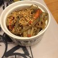 yucca**'s cooksnap of when they made 食物繊維とビタミンE！きんぴらごぼう切干.