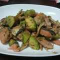 ちっぴー23's cooksnap of when they made サーモンとアボカドのバター炒め.