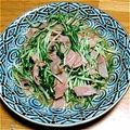 ぱぴぷぅー's cooksnap of when they made 水菜とベーコンの炒めもの.